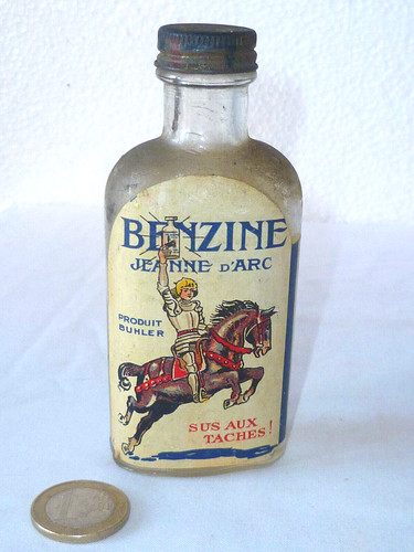 Ancien flacon pub benzine - pub,