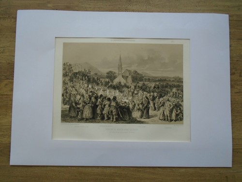 Lithographie la bretagne - -,