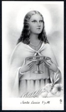 image pieuse ancianne de Santa