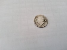 Pièce en argent 1/2 franc  LOUIS XVIII   Atelier  H  1817
