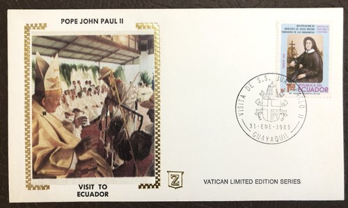 Fdc ecuador pope john - , "pope