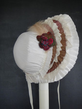 Chapeau en soie vieux rose
