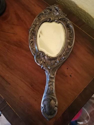 Ancien miroir avec poincon - miroir,