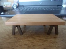 Table Marron sur Tréteaux  Playmobil
