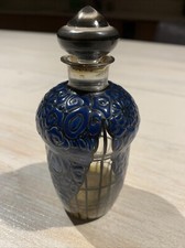 Adrien Mazoyer, artiste verrier français pour Moulins. Art Déco Flacon ,1930s(2)