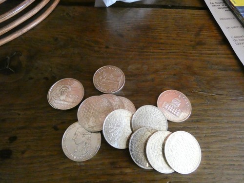 Pièces 100 francs - pièces, de