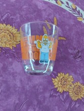 Verre publicitaire Orange Quick Simpsons 2013 Matt Groening Homer Mmmh Un Donut