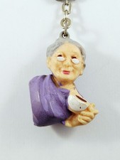 PORTE-CLES - CAFÉS GRAND-MÈRE - Figurine 3D - Vintage 1960s -