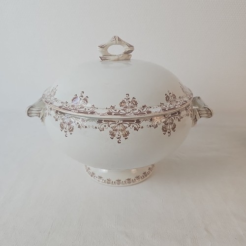 Soupière décor mignon - mignon, sepia