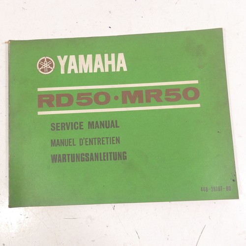Yamaha mr 50 manuel - rd,