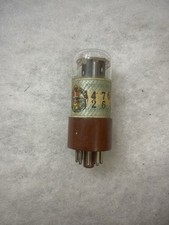 Firve Marconi 6SL7 CV569 ECC35 VT-229 Brown Base D Getter NOS Testé Équilibré