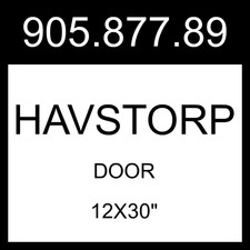 IKEA HAVSTORP Door Light Gray