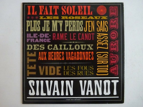 Silvain vanot fait soleil - silvain,