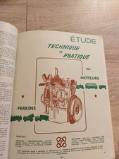 Revue technique MOTEURS PERKINS P3 P4 P6 RTA 108 1955 CAMION TRACTEUR BUS