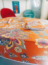 Ensemble de Linge de Table Vintage Anne de Solène - Imprimé Provençal Indien