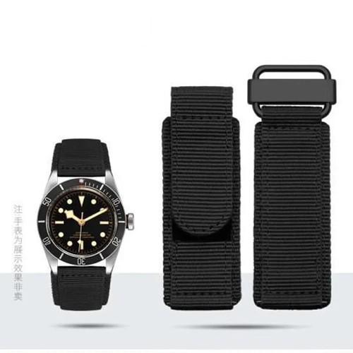 Black strap bracelet band - strap,