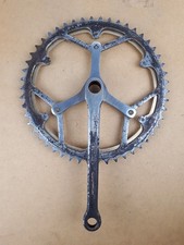 RARE Pédalier Bavilux/Le Simplex Super Champion 1950s acier/laiton vélo vintage