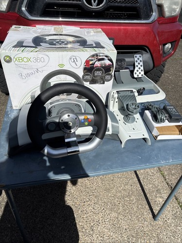 Xbox 360 racing steering wheel - xbox,