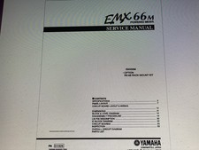 Yamaha Emx66m  Service Manual