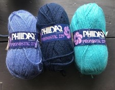 VINTAGE PHILDAR PRONOSTIC 229 lot de 3 pelotes