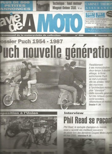 Vie moto n 286 ref - de, la