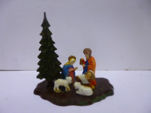 Crèche noël miniature - crèche, de