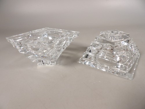 Paire bougeoirs vides - paire,