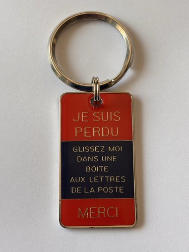 Porte clé suis perdu - porte,