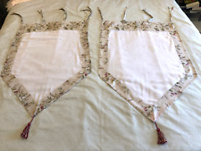"Autrefois"  Paire de Rideaux Brise Bise Style Shabby   57 x 88 cm (2x)