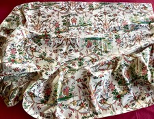 Coupon tissu toile de Jouy, Motif Vincennes, Dimensions 800 cm x 31 cm