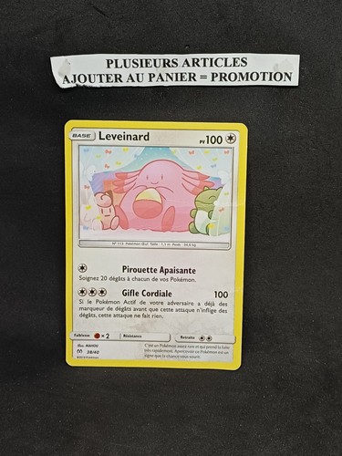 Carte pokémon leveinard - pokémon,
