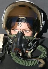 1 Casque Pilote Cuir MIG-SU