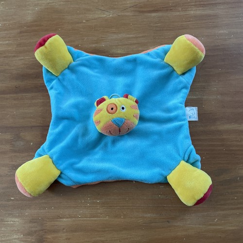 Doudou plat bawi tigre - tigre, jaune