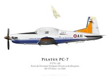 Print Pilatus PC-7 n°578, EPNER, BA 125 Istres (par L. de Vries)