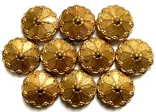 Lot de 10 boutons anciens 30,5