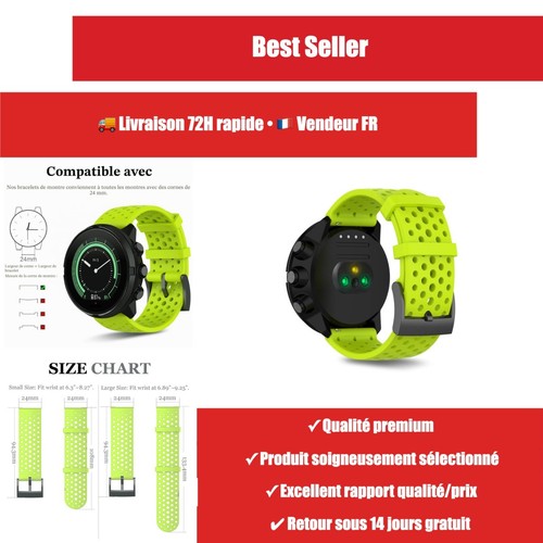 Bracelet silicone suunto - 24, mm