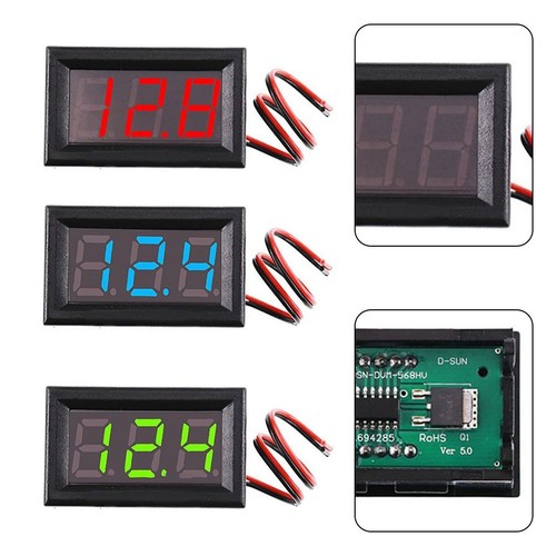 Voltmètre tension led - voltmètre, de
