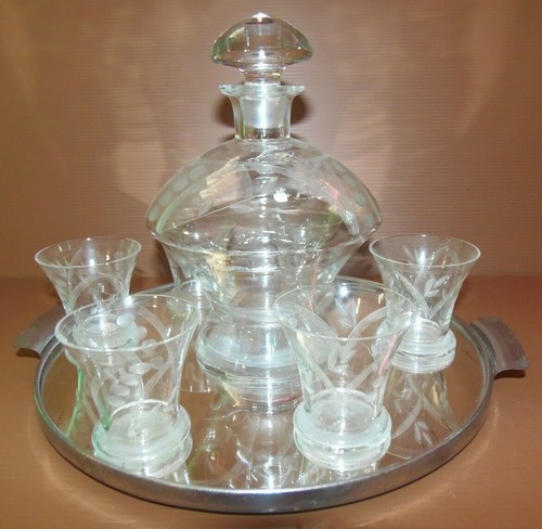 Joli service verre cristallin - service,