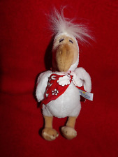 Doudou Peluche Oiseau Dodo Blanc Paréo Rouge WALLY PLUSH TOYS Mauritius 26 cm