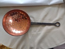 grande écumoire en cuivre