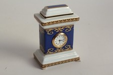 VERSACE Pendulette porcelaine Blue Medusa Rosenthal (71050)