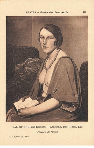 Tableau félix edouard - nu,