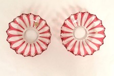 Paire de bobèches cristal