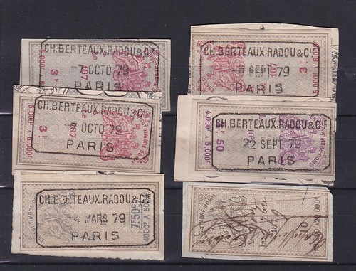 Timbres france fiscaux lot - timbres,