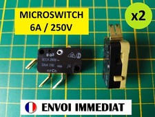2x Micro Switch Micro interrupteur 6A / 250V
