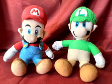 MARIO & LUIGI - Peluches - env. 30 cm -