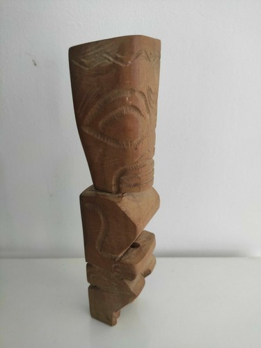 Wooden tiki statue oceania - tiki,
