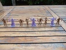 LOT 9 SOLDATS TIMPO 1/32 LEGIONNAIRES + GUERRIERS ARABES