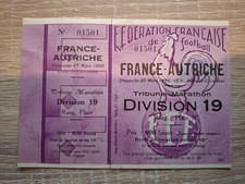 Billet Ticket Match Football