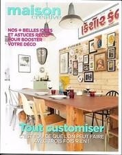MAISON CREATIVE SUPPLEMENT n°86 mars 2015   Tout customiser/ Astuces récup'